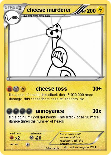Pokemon cheese murderer