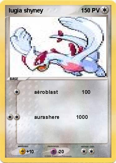Pokemon lugia shyney 
