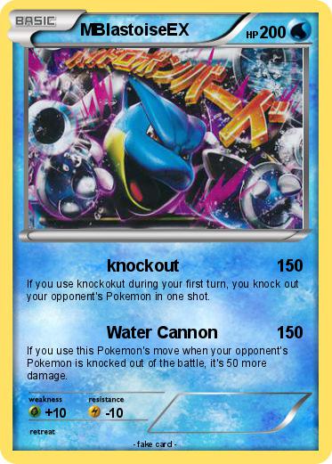 Pokemon MBlastoiseEX