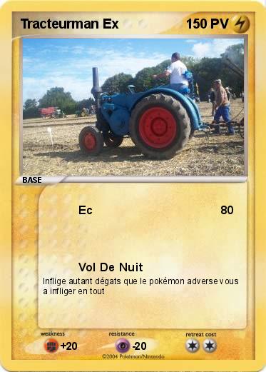 Pokemon Tracteurman Ex