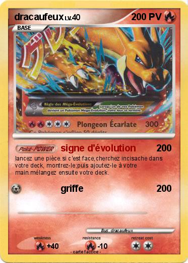 Pokemon dracaufeux