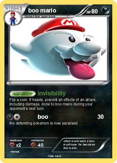 Pokemon boo mario