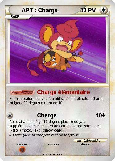 Pokemon APT : Charge