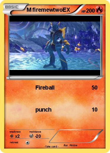 Pokemon M firemewtwoEX