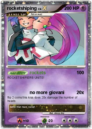 Pokemon rocketshiping