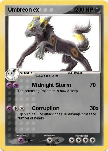 Pokemon Umbreon ex