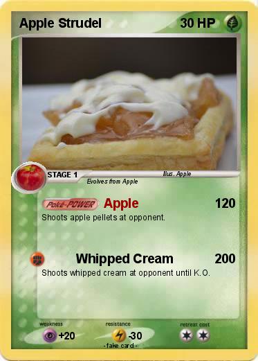 Pokemon Apple Strudel