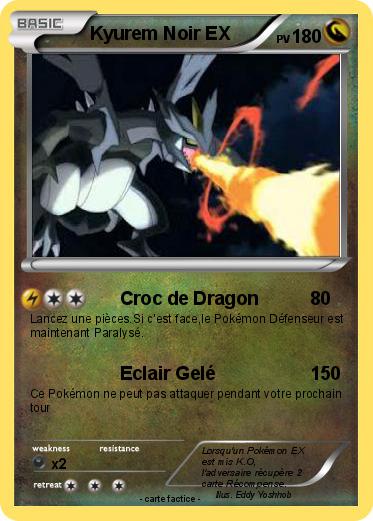 Pokemon Kyurem Noir EX