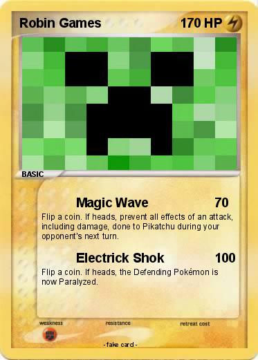 Pokemon Robin Games