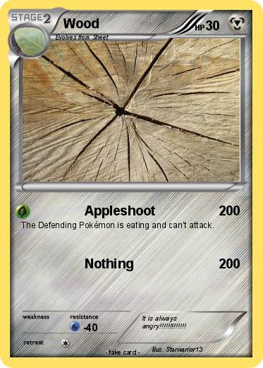 Pokemon Wood