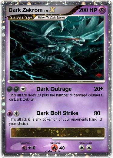 Pokemon Dark Zekrom