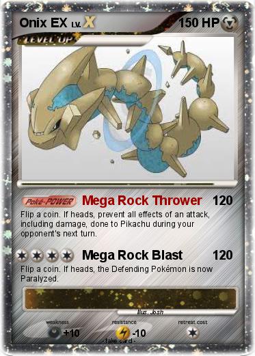 Pokemon Onix EX