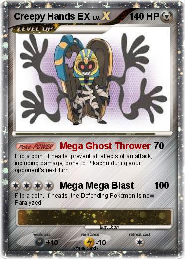 Pokemon Creepy Hands EX
