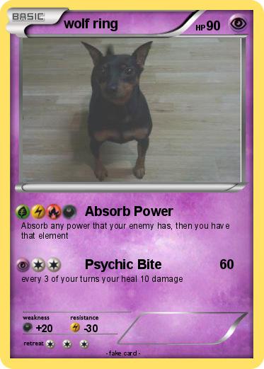 Pokemon wolf ring