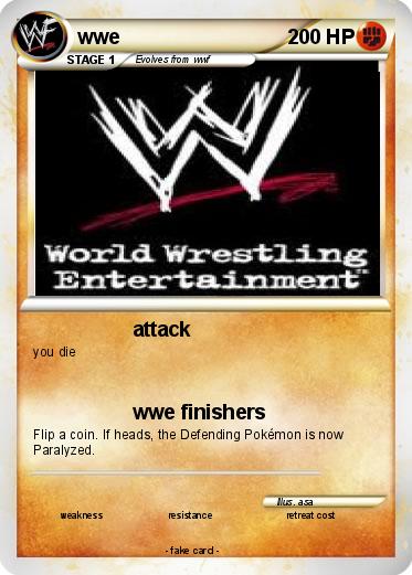 Pokemon wwe