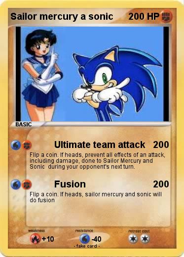 Pokemon Sailor mercury a sonic