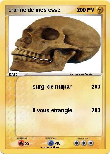 Pokemon cranne de mesfesse
