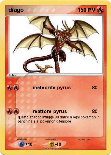 Pokémon drago 151 151 - meteorite pyrus - Ma carte Pokémon