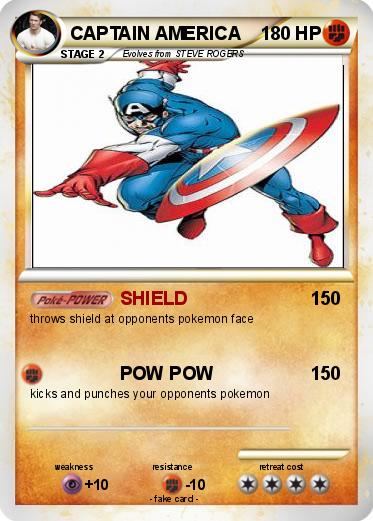 Pokemon CAPTAIN AMERICA
