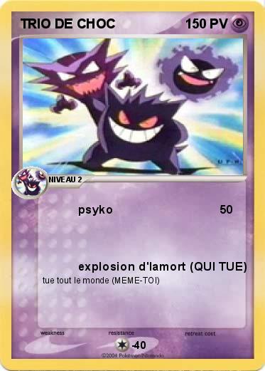 Pokemon TRIO DE CHOC