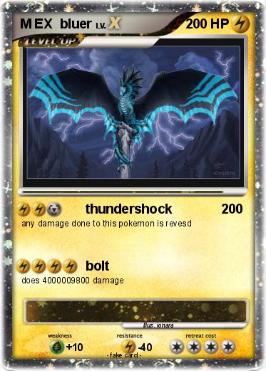 Pokemon M EX  bluer
