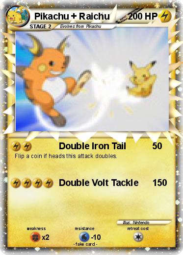 Pokemon Pikachu + Raichu