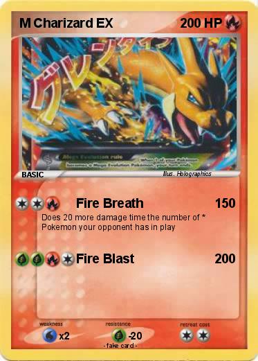 Pokemon M Charizard EX