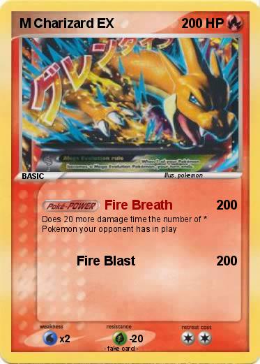 Pokemon M Charizard EX