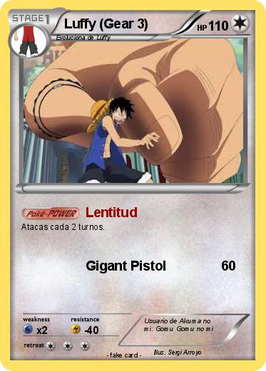 Pokemon Luffy (Gear 3)