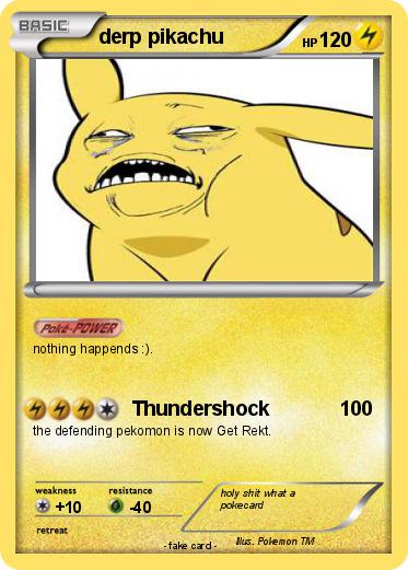 Pokemon derp pikachu