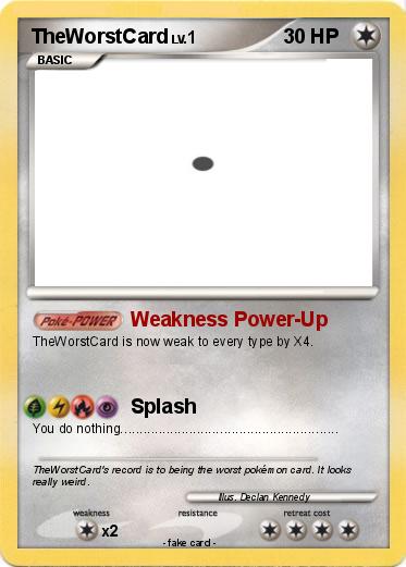 Pokemon TheWorstCard