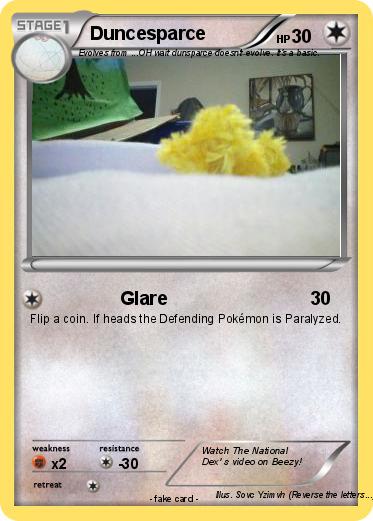 Pokemon Duncesparce
