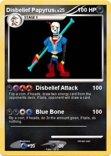 Pokemon Disbelief Papyrus