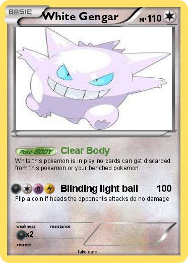 Pokemon White Gengar