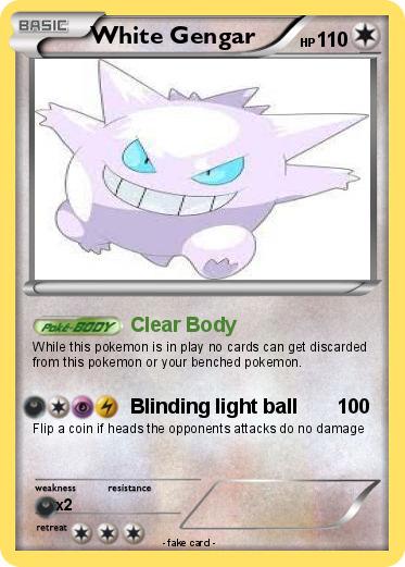 Pokemon White Gengar
