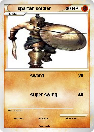 Pokemon spartan soldier