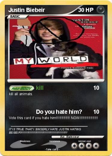 Pokemon Justin Biebeir