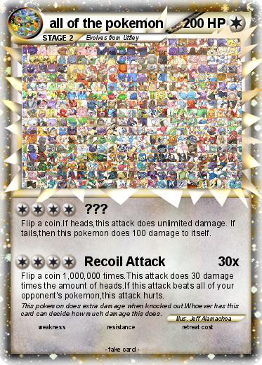 Pokemon all of the pokemon