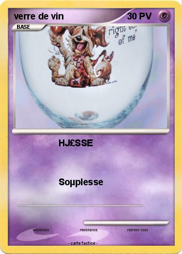 Pokemon verre de vin