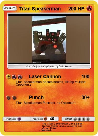 Pokemon Titan Speakerman