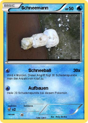 Pokemon Schneemann