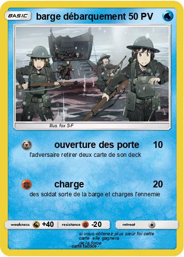 Pokemon barge débarquement