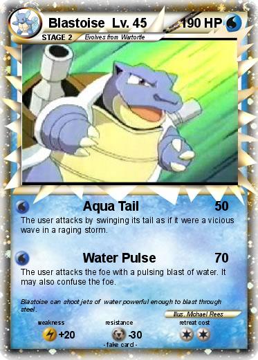 Pokemon Blastoise  Lv. 45