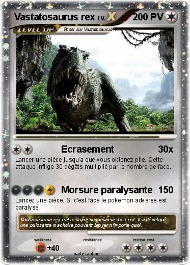 Pokemon Vastatosaurus rex