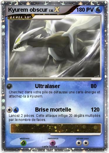 Pokemon Kyurem obscur