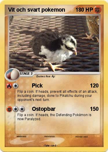 Pokemon Vit och svart pokemon