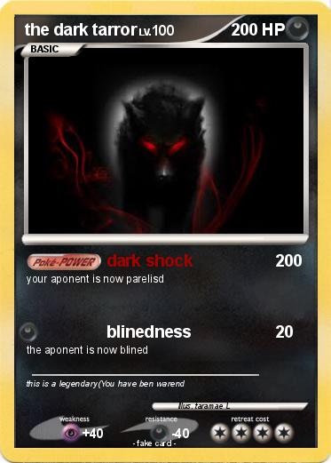 Pokemon the dark tarror