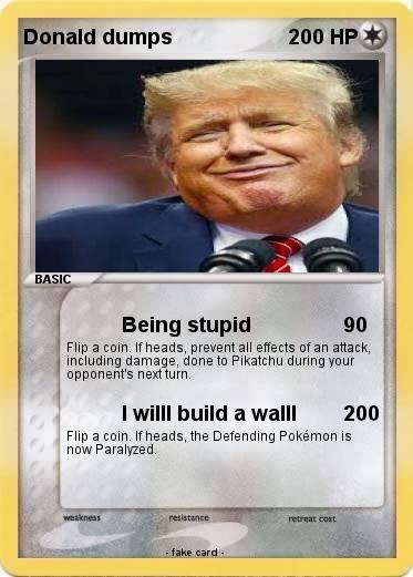 Pokemon Donald dumps