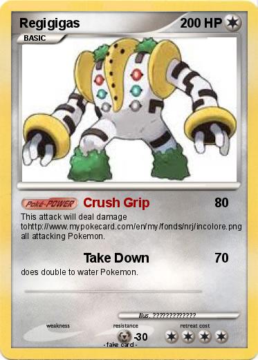 Pokemon Regigigas