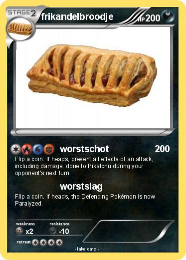 Pokemon frikandelbroodje